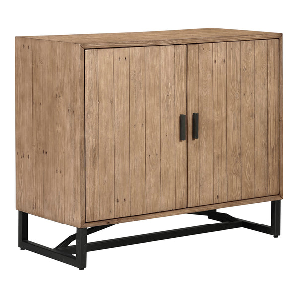 Sierra 2 Door Cabinet Natural Wood