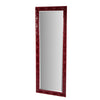 Lacquered 3.5" Red frame Mirror