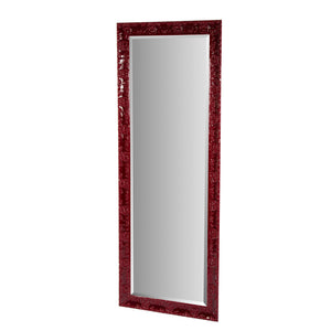 Lacquered 3.5" Red frame Mirror
