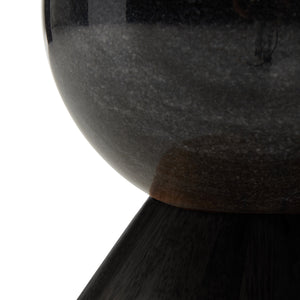 Bibianna Dining Table In Worn Black
