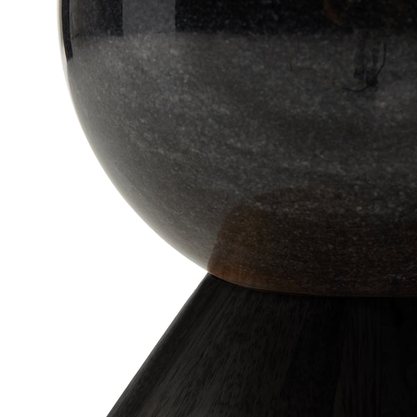 Bibianna Dining Table In Worn Black