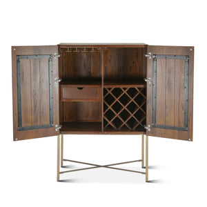 Cosmopolitan Bar Cabinet, Honey Brown