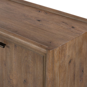 Glenview 6 Door Sideboard In Weathered Oak