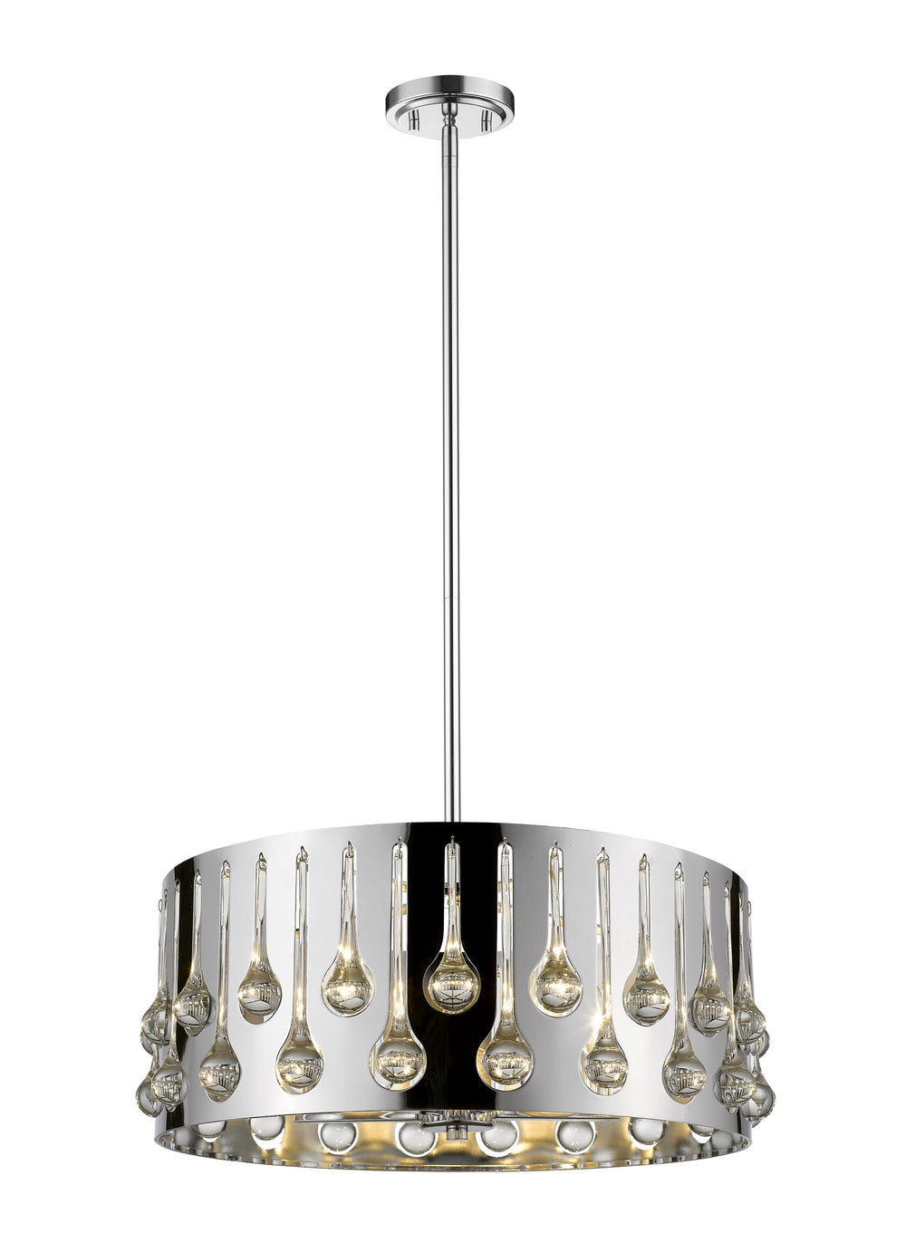 Oberon 5 Light Pendant in Chrome  Finish