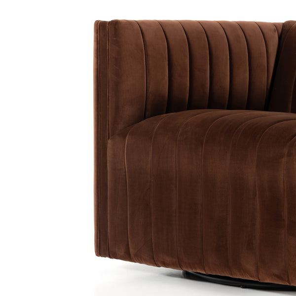 Augustine Swivel Chair In Surrey Auburn