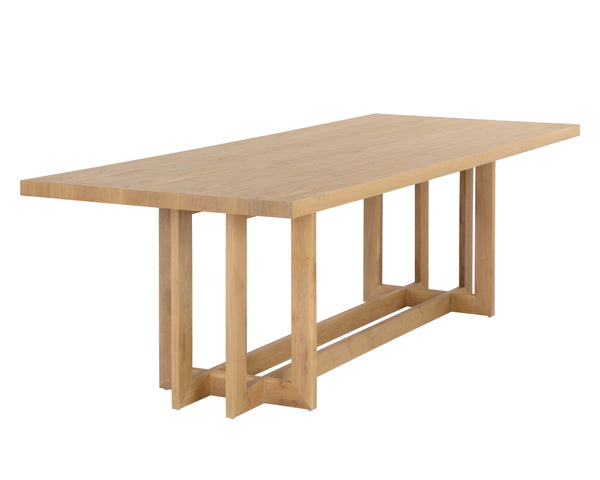 DISERA DINING TABLE - NATURAL - 96"