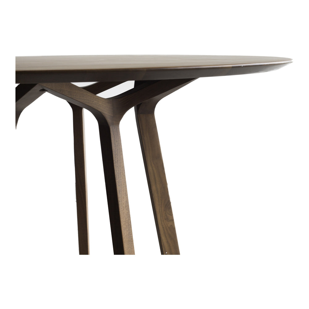 Moe's Aldo Round Dining Table in Walnut