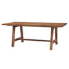 Bedford 79" Rect. Dining Table "A" Base In Brushed Brown