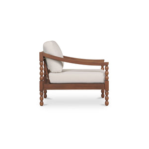 Moe's Delilah Outdoor Accent Chair Brown