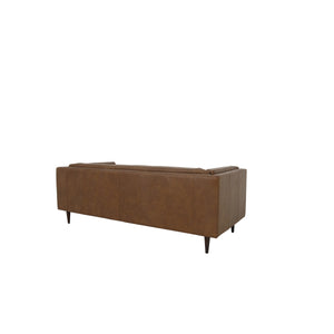 Moe's Woods Brown Leather Sofa
