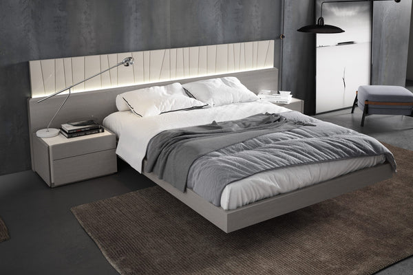 Mackenzie Queen Size Bed in Grey