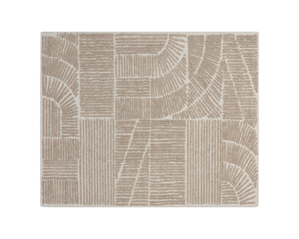 CORINTHIA HAND-WOVEN RUG - IVORY/BEIGE - 8' X 10'