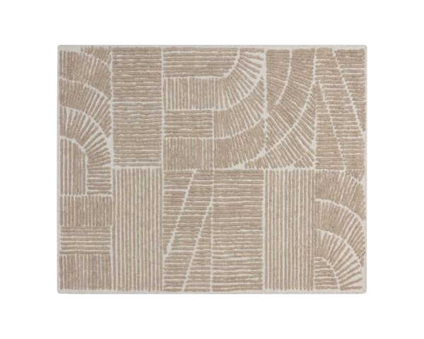 CORINTHIA HAND-WOVEN RUG - IVORY/BEIGE - 8' X 10'