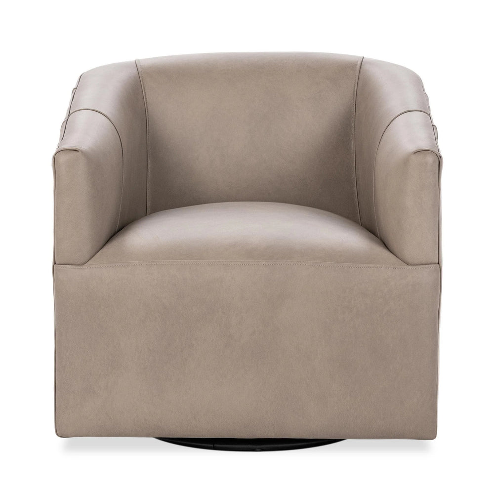 Vernon Swivel Chair in Lush-Cashmere Fabric