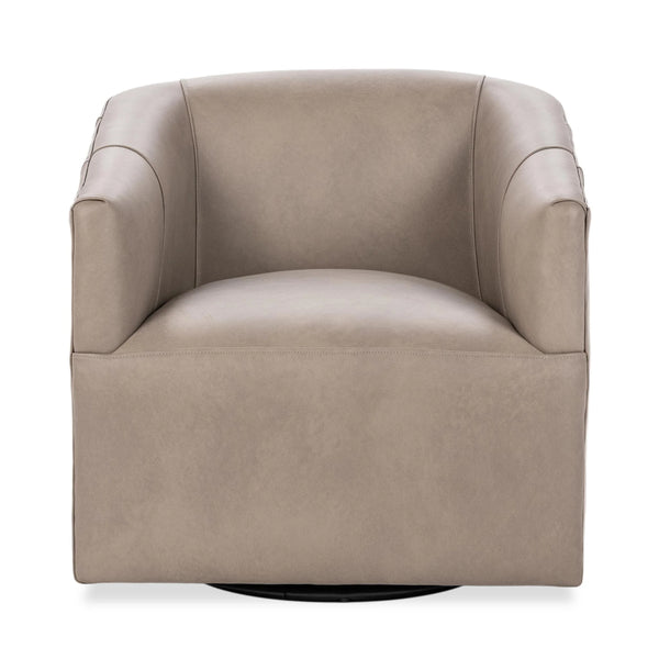 Vernon Swivel Chair in Lush-Cashmere Fabric