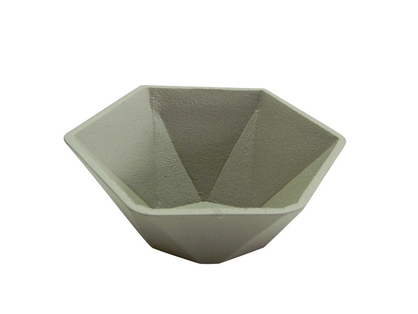 Aluminum Bowl Small Ivory Finish