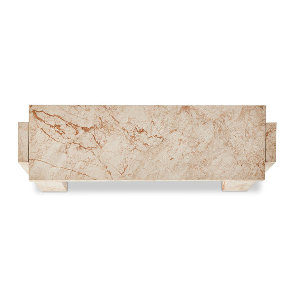 Romano Console Table - Desert Taupe Marble