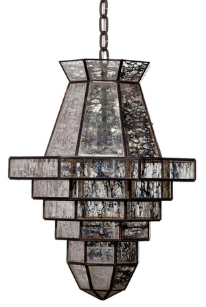 Imperial 1-Light Glass and Metal Pendant