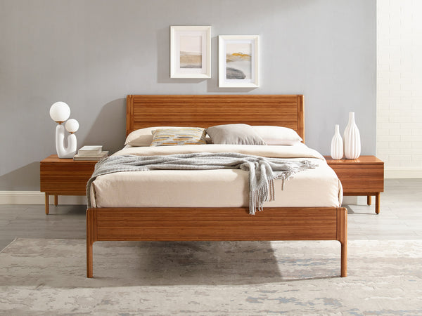 Ventura Cal King Platform Bed, Amber