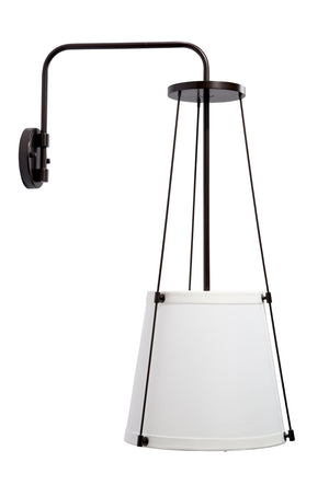  California 1-Light Wall Sconce, Bronze