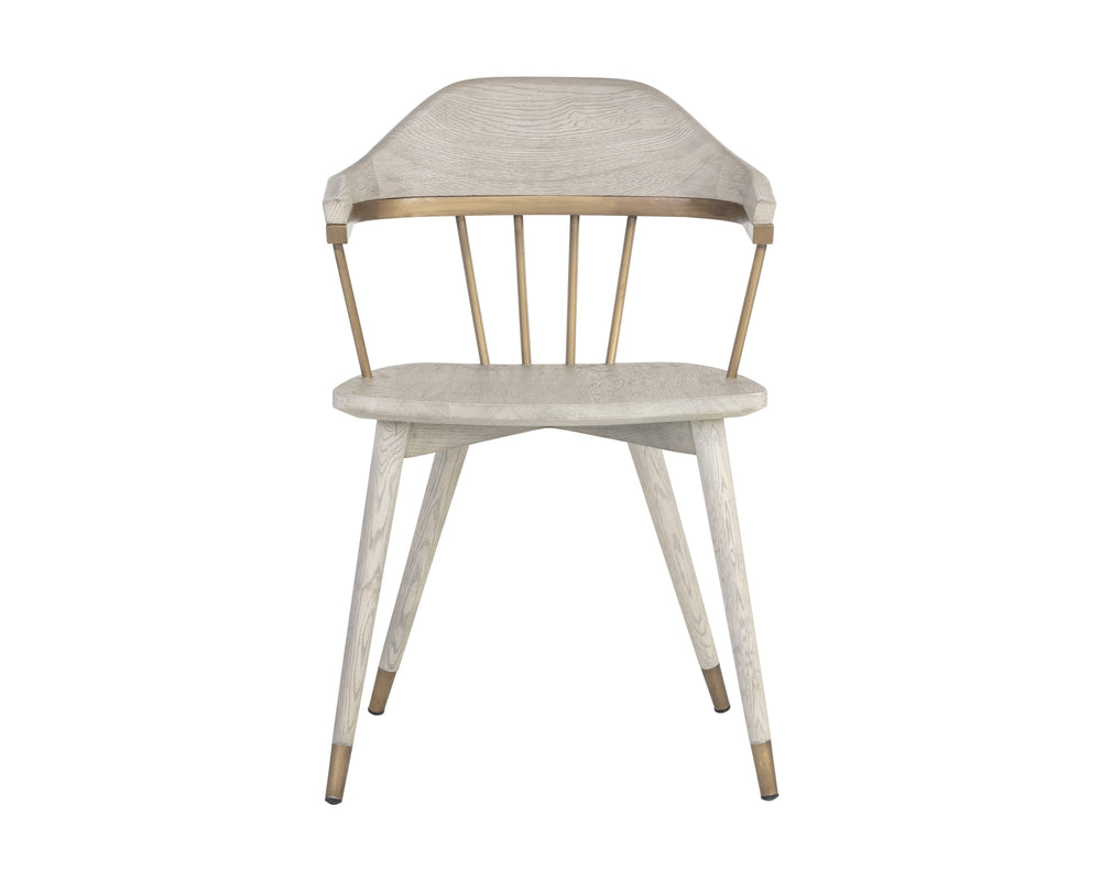 DEMI DINING ARMCHAIR - GREY