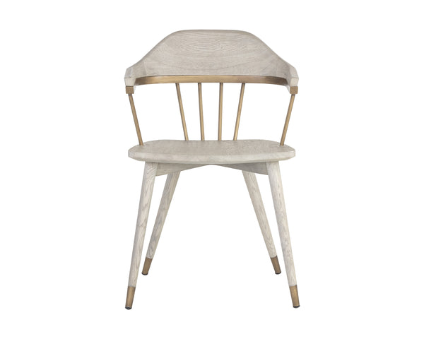 DEMI DINING ARMCHAIR - GREY