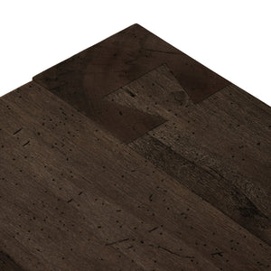 Abaso Rectangular Coffee Table In Ebn Rstic