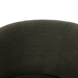 Calista Swivel Chair In Atlantis Moss