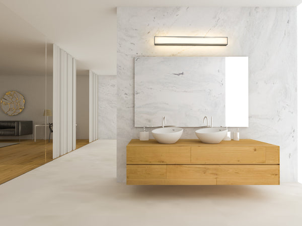 Baden 2 Light Vanity in Brushed Nickel Finish