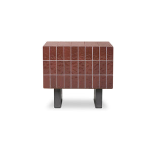 Moe's Farren Outdoor Side Table in Brown