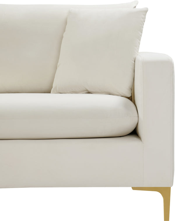 Lucy Sofa In Cream Velvet