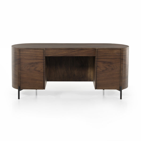 Lunas Executive Desk In Caramel Guanacaste