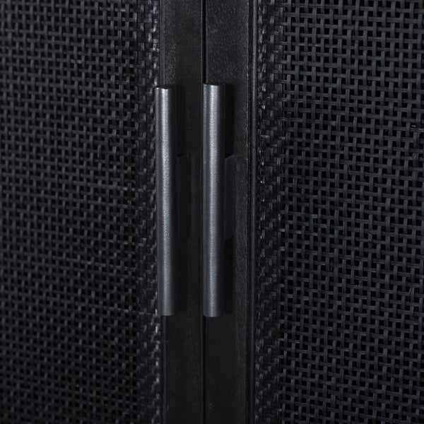 Caprice Tall Cabinet - Black Wash Mango