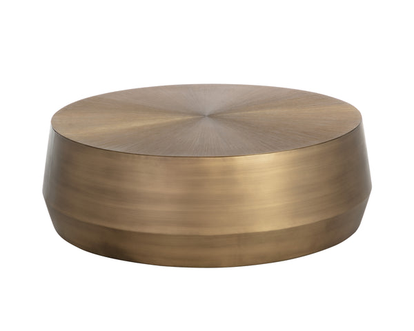 CREED COFFEE TABLE - LARGE - ANTIQUE GOLD