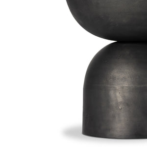 Corbett End Table In Creamy Taupe Marble