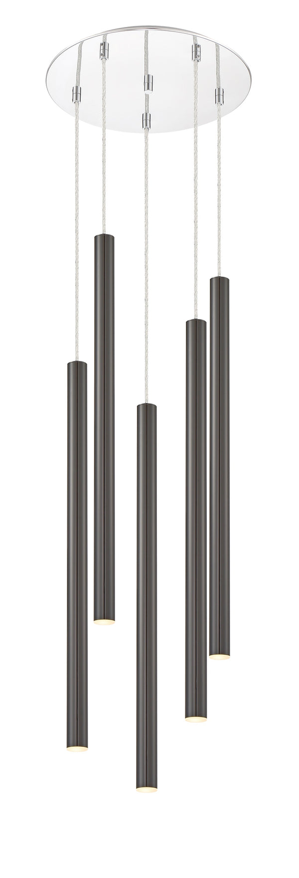 Forest 5 Light Island/Billiard in Chrome Finish