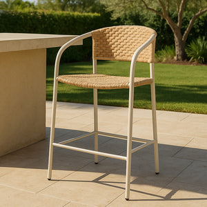 Moe's Zola Outdoor Counter Chair in Natural