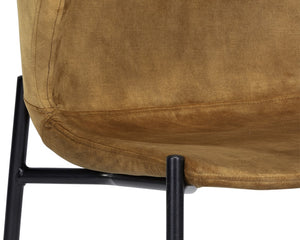 ERIC DINING CHAIR - NONO TAPENADE GOLD