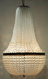 Mist Chandelier, Black Steel