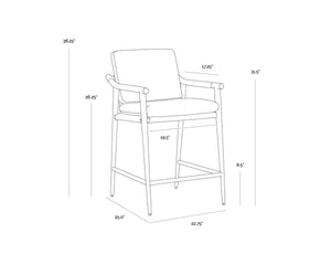 MEADOW COUNTER STOOL - VAULT FOG