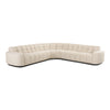 Moe's Roman L-Shaped Sectional in Beige