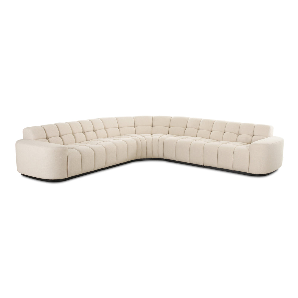 Moe's Roman L-Shaped Sectional in Beige