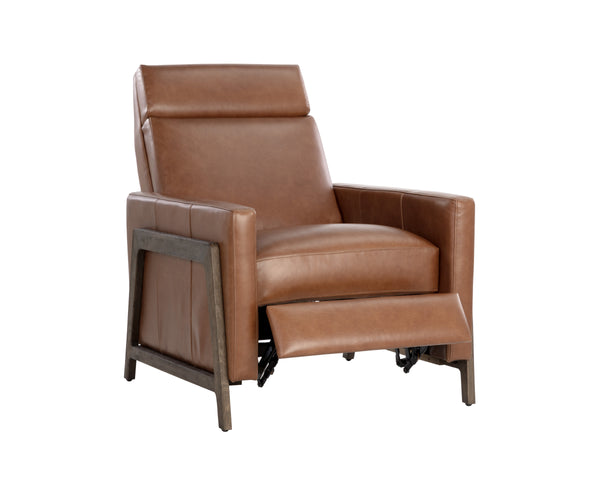 BRANDON RECLINER - SHALIMAR TOBACCO LEATHER