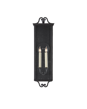 Giatti Medium Outdoor Wall Sconce In Midnight