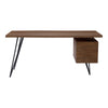 Moe's Nailed Desk with Live Edge Acacia Wood