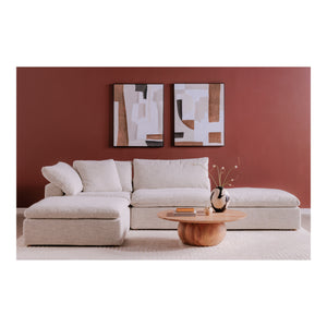 Clay Corner Chair in Coastside Sand Fabric