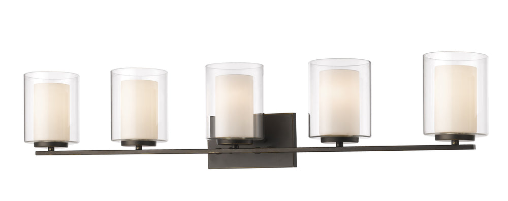 Willow 5 Light Vanity  in Olde Bronze Finish