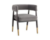 CALLEM DINING ARMCHAIR - ANTONIO CHARCOAL