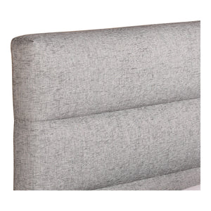 Moe's Takio Queen Bed in Light Grey Upholstery