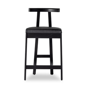 Tex Stool In Black Rosa Morada